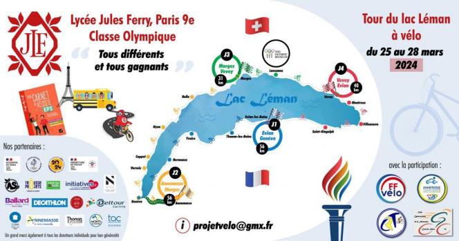 Tour velo lac leman 2025